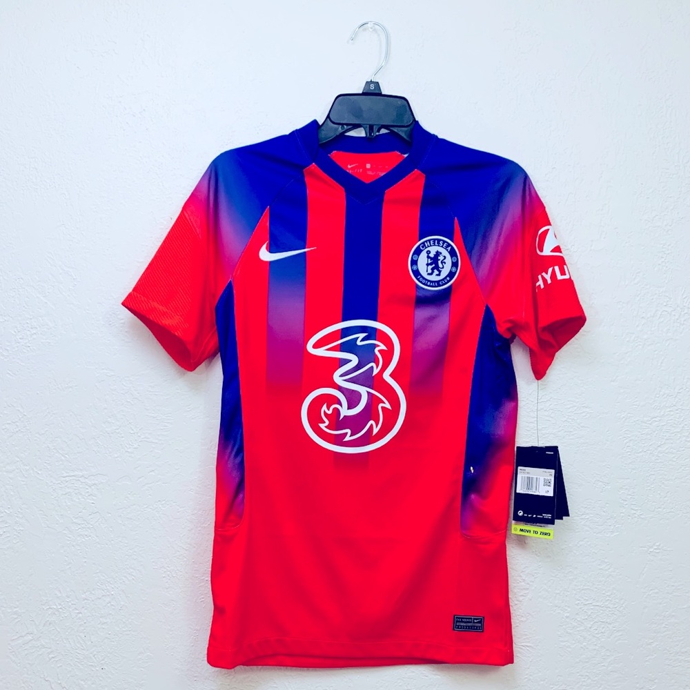 Chelsea FC Nike Coral and Blue Soccer Jersey